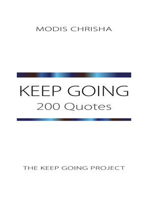 cover image of Keep Going